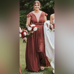 Rosewood dress size 12; Revelry